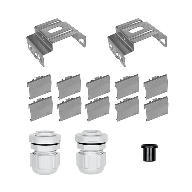ESYLUX EO10310560 Ersatz Beipack Set für OLIVIA-2 MPL 1200 und 1500 Feuchtraumleuchten OLIVIA-2 CLIPS CABLE GLANDS SET