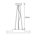 ESYLUX EO10850578 Abhängeset mit 3 Drahtseilen...