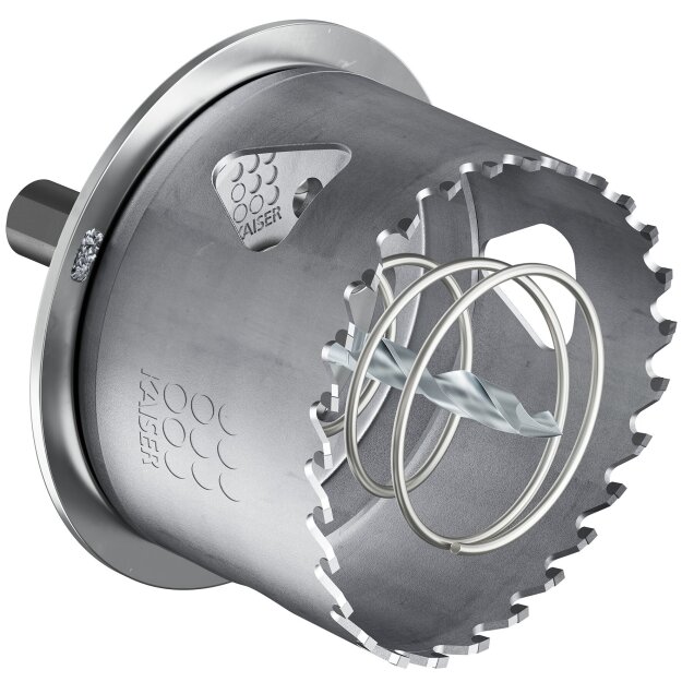 Kaiser 1082-40 Werkzeug EXPERT HM-Fräser Ø 74mm mit Randsenker Aufnahme Zentrierbohrer Hartmetall-Zähne