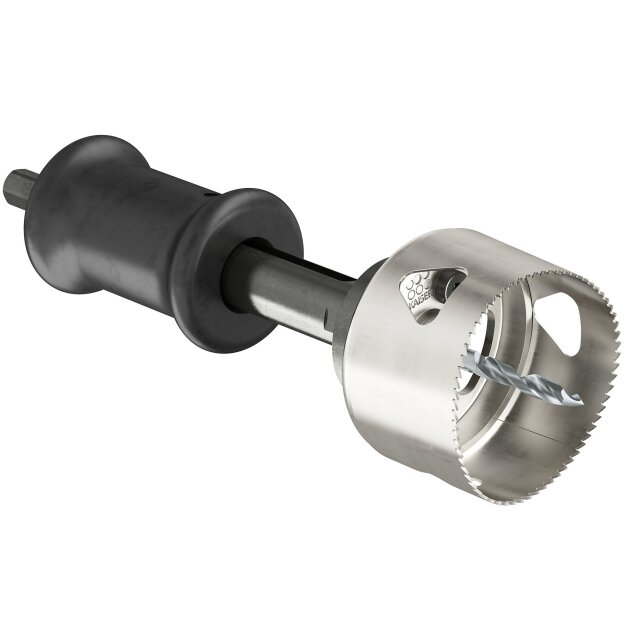 Kaiser 1083-80 Werkzeug Schnellauswerfer Set mit PROFI Fräskrone Ø 68mm Zubehör im Kunststoffkoffer