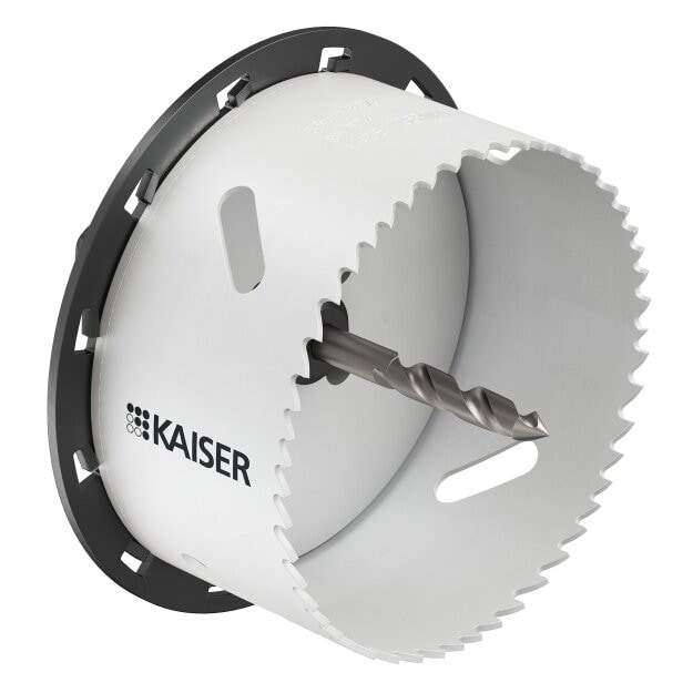 Kaiser 1084-86 Werkzeug BASIC Fräser Ø 86mm mit Randsenker Aufnahme Zentrierbohrer BiMetall Vario Verzahnung 4-6 ZpZ