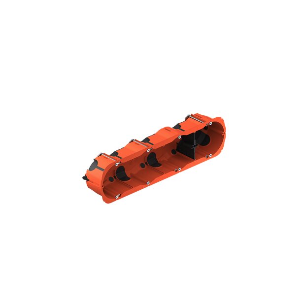 Kaiser 5024 Hohlwand O-range ECON® 4-Fach für Rohre M16-M25 mit Trennsteg mit Geräteschrauben Ø 68/67 mm
