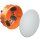 Kaiser 9273-92 Hohlwand Verbindungsdose Ø 120 mm O-range ECON® luftdicht mit Deckel Tiefe 65 mm