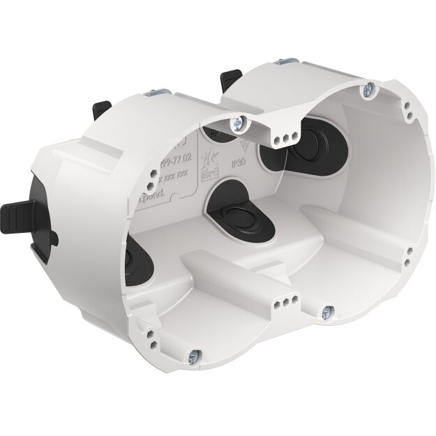 Kaiser 9299-77.02 Quickbox ECON Pro 2x1 luftdicht für Hohlwände 145x83x68 mm Fräsloch Ø 83 mm