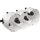 Kaiser 9299-77.03 Quickbox ECON Pro 3x1 luftdicht für Hohlwände 205x83x68 mm Fräsloch Ø 83 mm