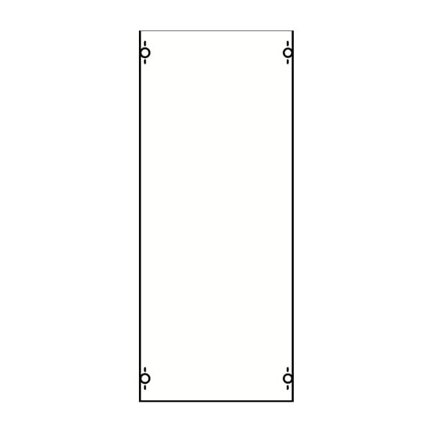 Striebel 2CPX037601R9999 1B0A Berührschutz-Modul 4RE / BH0, 1 FB Modul montiert auf EDF-Profil