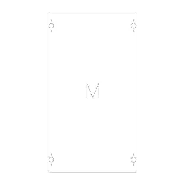 Striebel 2CPX037582R9999 1M00A Montageplatten-Modul 3RE / BH00, 1 FB Modul montiert auf EDF-Profil