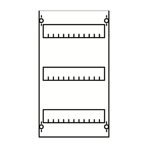 Striebel 2CPX077800R9999 1V00-150 Verteilerfeld 3RE / 1FB, BH00 Modul montiert auf EDF-Profil