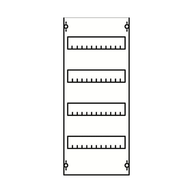 Striebel 2CPX037591R9999 1V0A Reiheneinbaugeräte-Modul Reihenabstand 125mm, 4RE / BH0, 1FB