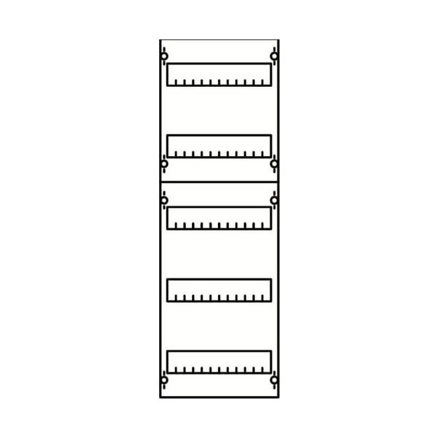 Striebel 2CPX077804R9999 1V1-150 Verteilerfeld 5RE / 1FB, BH1 Modul montiert auf EDF-Profil