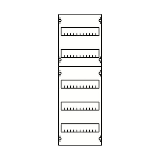 Striebel 2CPX037610R9999 1V1A Reiheneinbaugeräte-Modul Reihenabstand 125mm, 5RE / BH1, 1FB