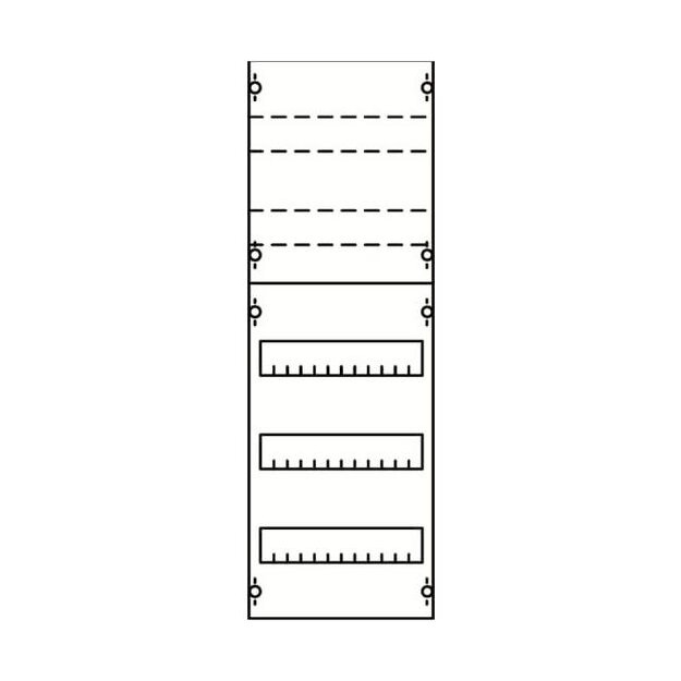 Striebel 2CPX037612R9999 1V1KA Reiheneinbaugeräte-Modul Reihenabstand 125mm, 5RE / BH1, 1FB