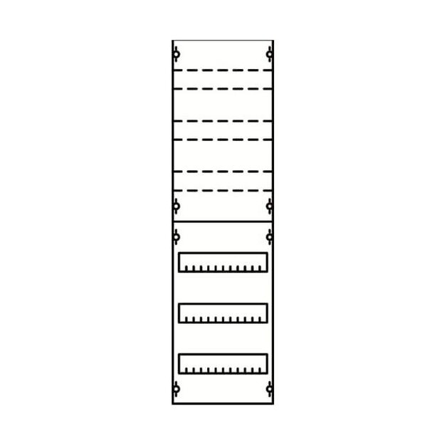 Striebel 2CPX037637R9999 1V23KA Reiheneinbaugeräte-Modul Reihenabstand 125mm, 6RE / BH2, 1FB