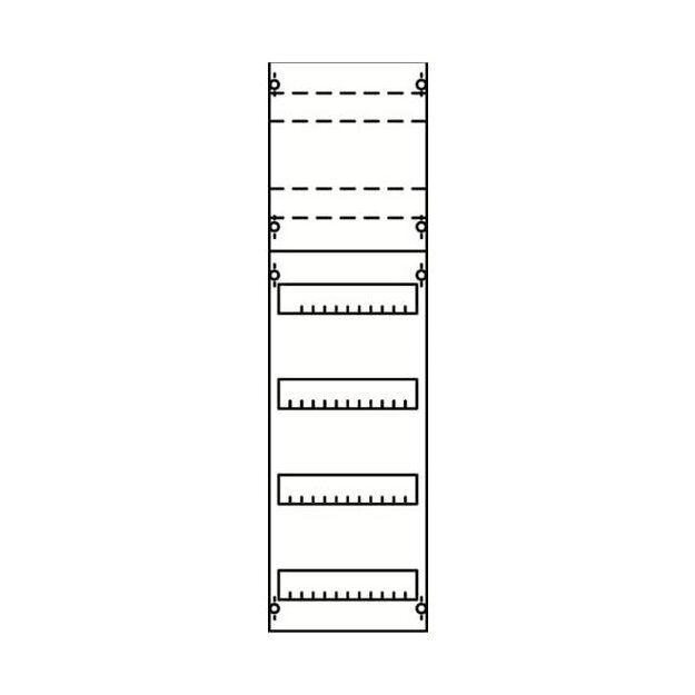 Striebel 2CPX077810R9999 1V2K-150 Verteilerfeld 6RE / 1FB, BH2 Modul montiert auf EDF-Profil