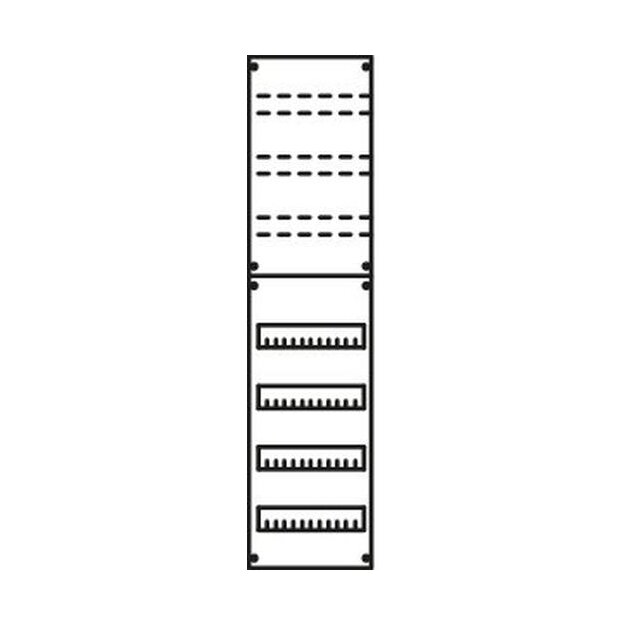 Striebel 2CPX037641R9999 1V3KA Reiheneinbaugeräte-Modul Reihenabstand 125mm, 7RE / BH3, 1FB