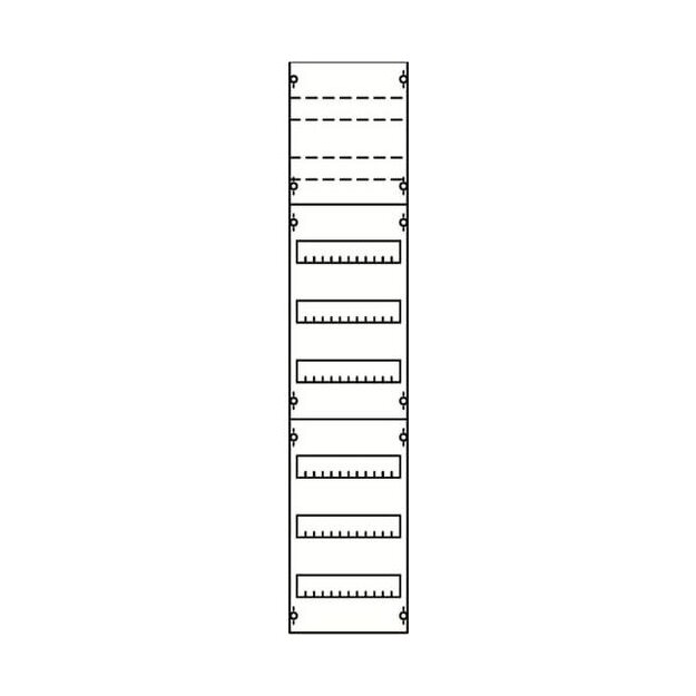Striebel 2CPX037677R9999 1V43KA Reiheneinbaugeräte-Modul Reihenabstand 125mm, 8RE / BH4, 1FB