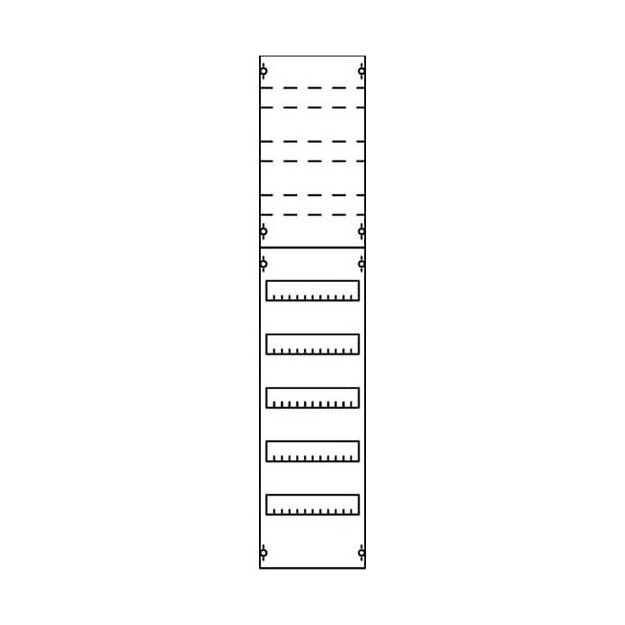 Striebel 2CPX037653R9999 1V4KA Reiheneinbaugeräte-Modul Reihenabstand 125mm, 8RE / BH4, 1FB
