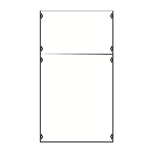 Striebel 2CPX037633R9999 2B2A Berührschutz-Modul 6RE / BH2, 2 FB Modul montiert auf EDF-Profil
