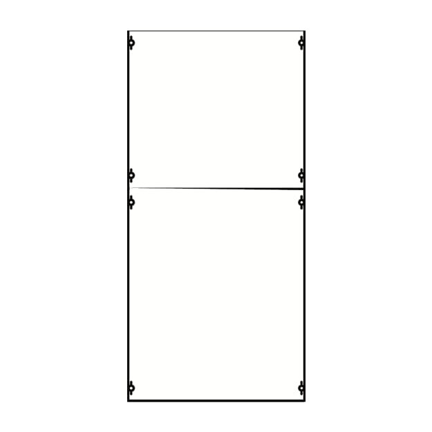 Striebel 2CPX037650R9999 2B3A Berührschutz-Modul 7RE / BH3, 2 FB Modul montiert auf EDF-Profil