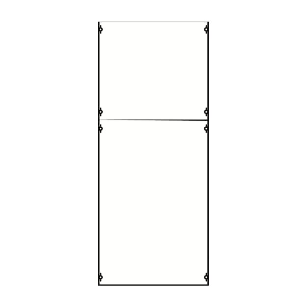 Striebel 2CPX037662R9999 2B4A Berührschutz-Modul 8RE / BH4, 2FB Modul montiert auf EDF-Profil