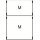 Striebel 2CPX037615R9999 2M1A Montageplatten-Modul 5RE / BH1, 2 FB Modul montiert auf EDF-Profil