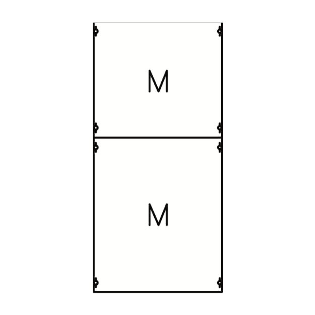 Striebel 2CPX037644R9999 2M3A Montageplatten-Modul 7RE / BH3, 2 FB Modul montiert auf EDF-Profil