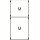 Striebel 2CPX037644R9999 2M3A Montageplatten-Modul 7RE / BH3, 2 FB Modul montiert auf EDF-Profil