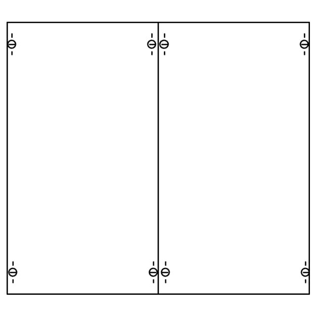 Striebel 2CPX039937R9999 2V00SH Verteilerfeld 2FB für 2SS-System Netzsystem TN-S 5-polig