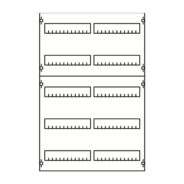 Striebel 2CPX077805R9999 2V1-150 Verteilerfeld 5RE / 2FB, BH1 Modul montiert auf EDF-Profil