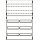 Striebel 2CPX037613R9999 2V1KA Reiheneinbaugeräte-Modul Reihenabstand 125mm, 5RE / BH1, 2FB
