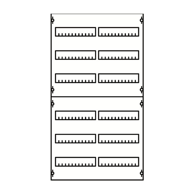 Striebel 2CPX037635R9999 2V23A Reiheneinbaugeräte-Modul Reihenabstand 125mm, 6RE / BH2, 2FB
