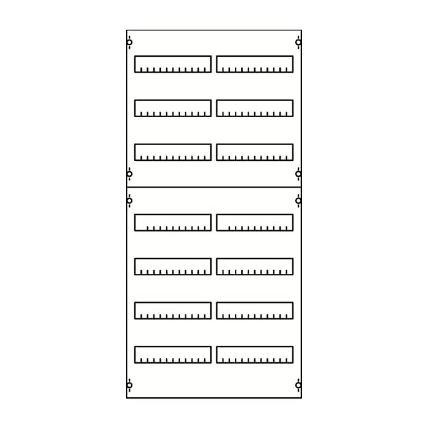 Striebel 2CPX037640R9999 2V3A Reiheneinbaugeräte-Modul Reihenabstand 125mm, 7RE / BH3, 2FB