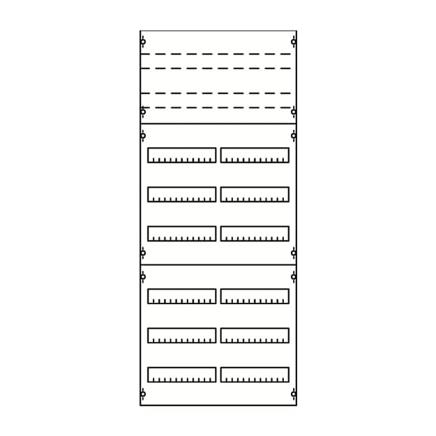 Striebel 2CPX037678R9999 2V43KA Reiheneinbaugeräte-Modul Reihenabstand 125mm, 8RE / BH4, 2FB