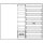 Striebel 2CPX054300R9999 AA57A2AMM Ausbauschrank, AP A57 2F1V5A2M2 Schutzklasse II, Schutzart IP31