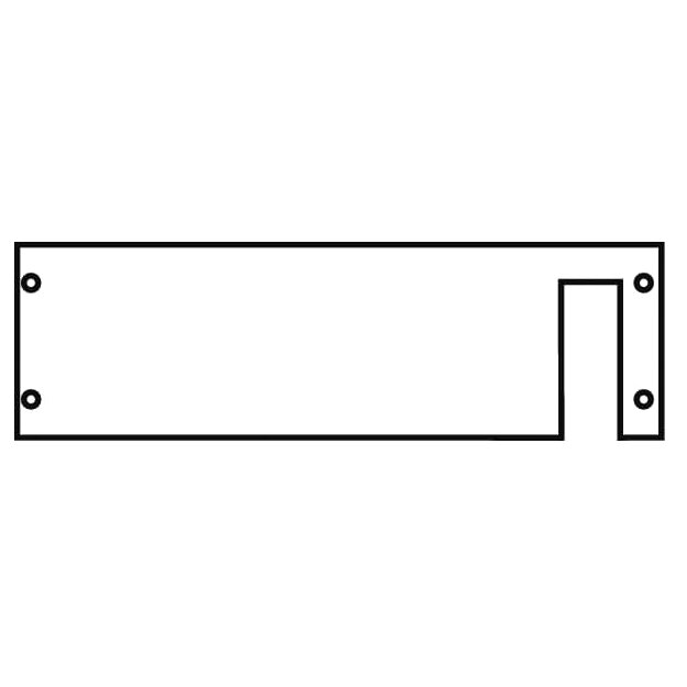 Striebel 2CPX062902R9999 AG176 Abdeckung mit Ausschnitt Zubehör CombiLine Innenausbausystem