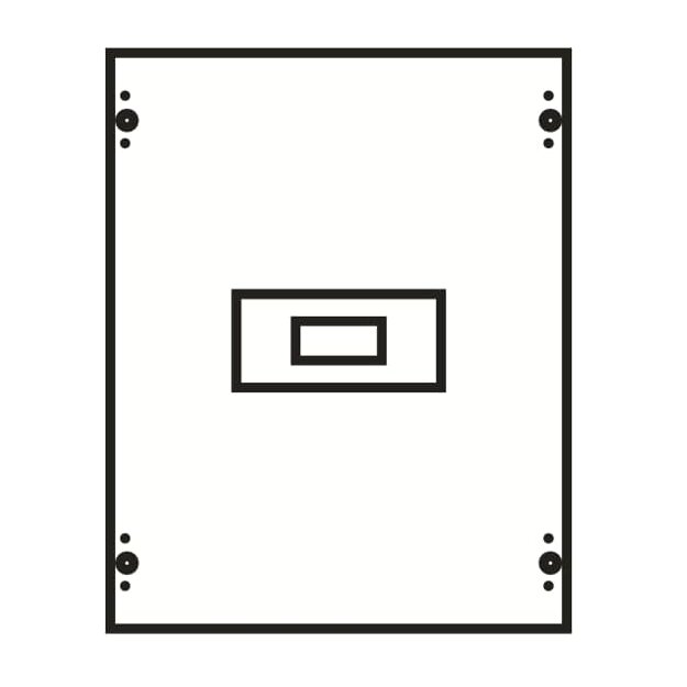 Striebel 2CPX062931R9999 AG200 Abdeckung mit Ausschnitt Zubehör CombiLine Innenausbausystem