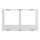 Striebel 2CPX042129R9999 AG242 Kunststoff-Abdeckung lose, 3FB Für CombiLine M(B)D…52(B) Module
