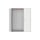 Striebel 2CPX052076R9999 B48 Wandschrank, leer 4FB, 8-reihig Schutzklasse I, Schutzart IP44