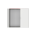 Striebel 2CPX052077R9999 B58 Wandschrank, leer 5FB, 8-reihig Schutzklasse I, Schutzart IP44