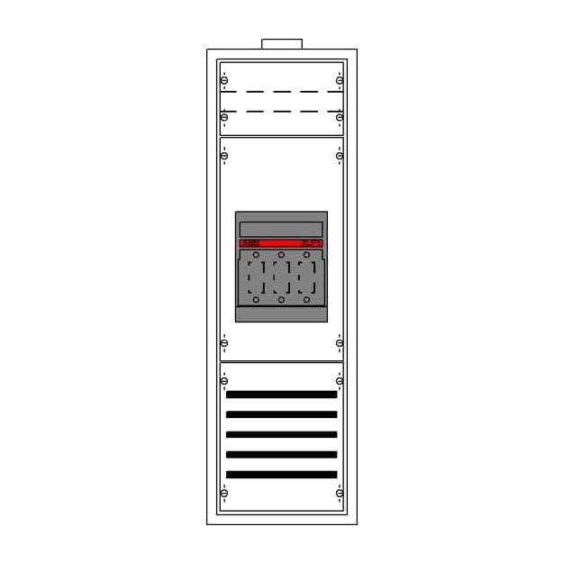 Striebel 2CPX052479R9999 CZE31 Einspeiseschrank seitlich 6 RE NH1 ComfortLine