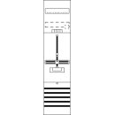 Striebel 2CPX054080R9999 DF17B1 Zählerfeld 7RE 1Z...
