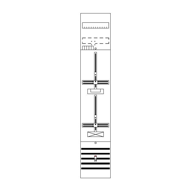 Striebel 2CPX054153R9999 DF19C1A Zählerfeld 9RE Z1S vorverdrahtet mit Zählerkreuz