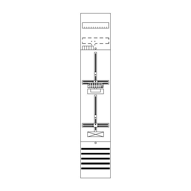 Striebel 2CPX054095R9999 DF19P11 Zählerfeld 9RE 1Z1R vorverdrahtet mit Zählerkreuz