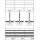 Striebel 2CPX054111R9999 DF37G3 Zählerfeld 7RE 3Z vorverdrahtet mit Zählerkreuz Netzsystem TN-S 5-polig