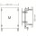 Striebel 2CPX037820R9999 ED61MA Kombi-Set Montageplatte 2RE / BH000, 1FB