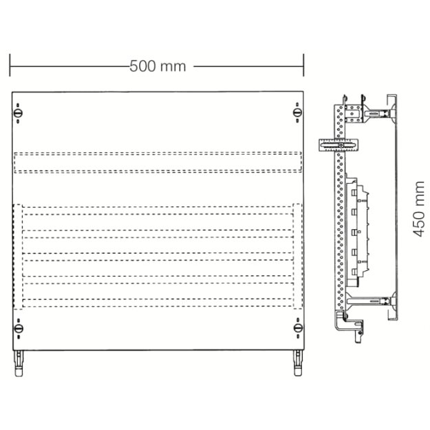Striebel 2CPX037817R9999 ED92SA Kombi-Set SS-System 3RE / BH00, 2FB Kombi-Set, montiert auf EDF-Profil