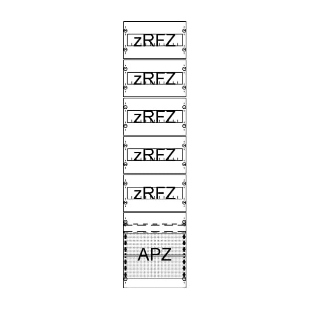 Striebel 2CPX054017R9999 FV17A2R5 Verteilerfeld mit APZ, zRfZ5 7RE