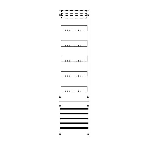 Striebel 2CPX054005R9999 FV17S Verteilerfeld mit SaS 7RE