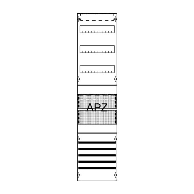 Striebel 2CPX054009R9999 FV17SA2 Verteilerfeld mit SaS /APZ 7RE