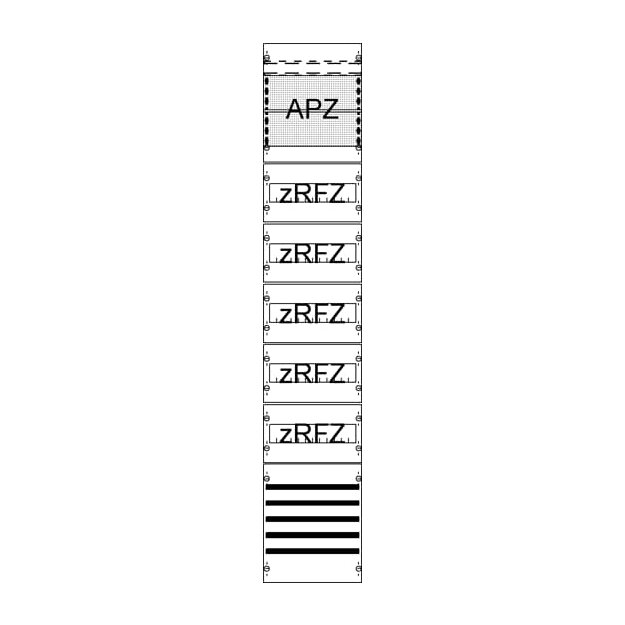 Striebel 2CPX054020R9999 FV19SA2R5 Verteilerfeld mit SaS, APZ zRfZ3, 7RE